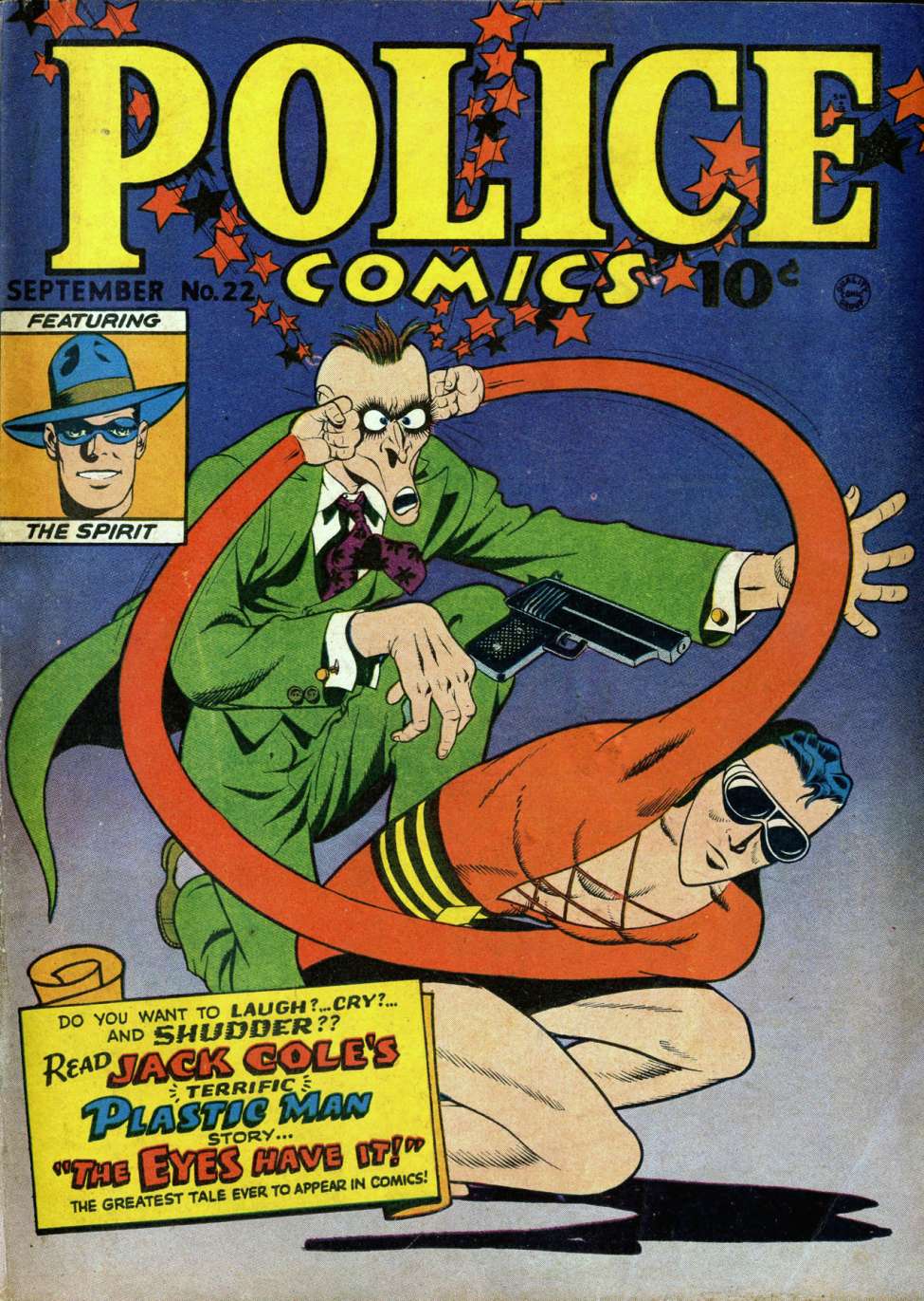Comic Book Cover For Police Comics 22
