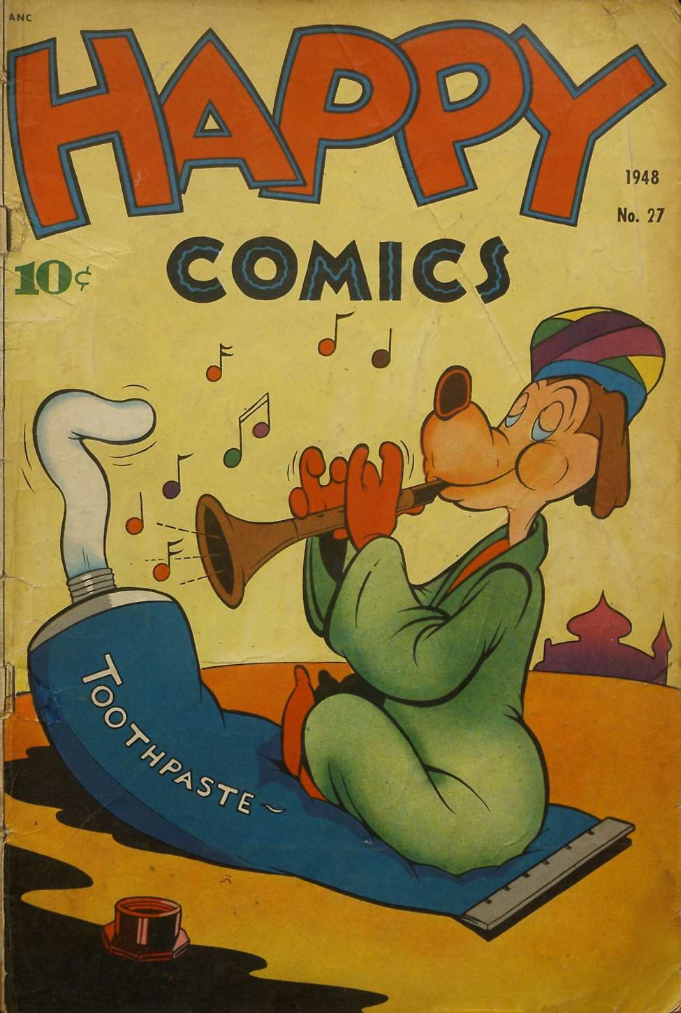 Comic Book Cover For Happy Comics 27