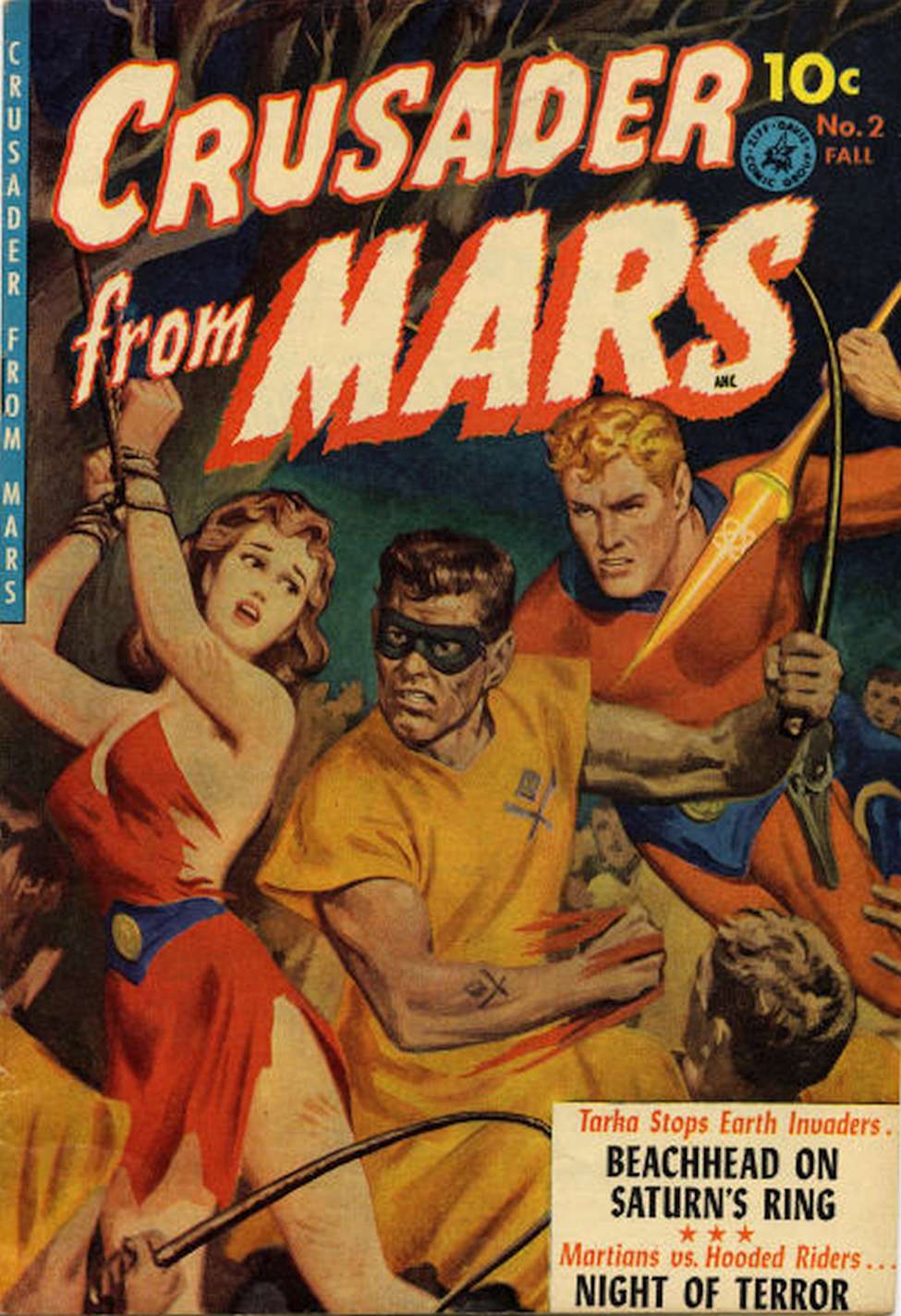 Comic Book Cover For Crusader from Mars 2