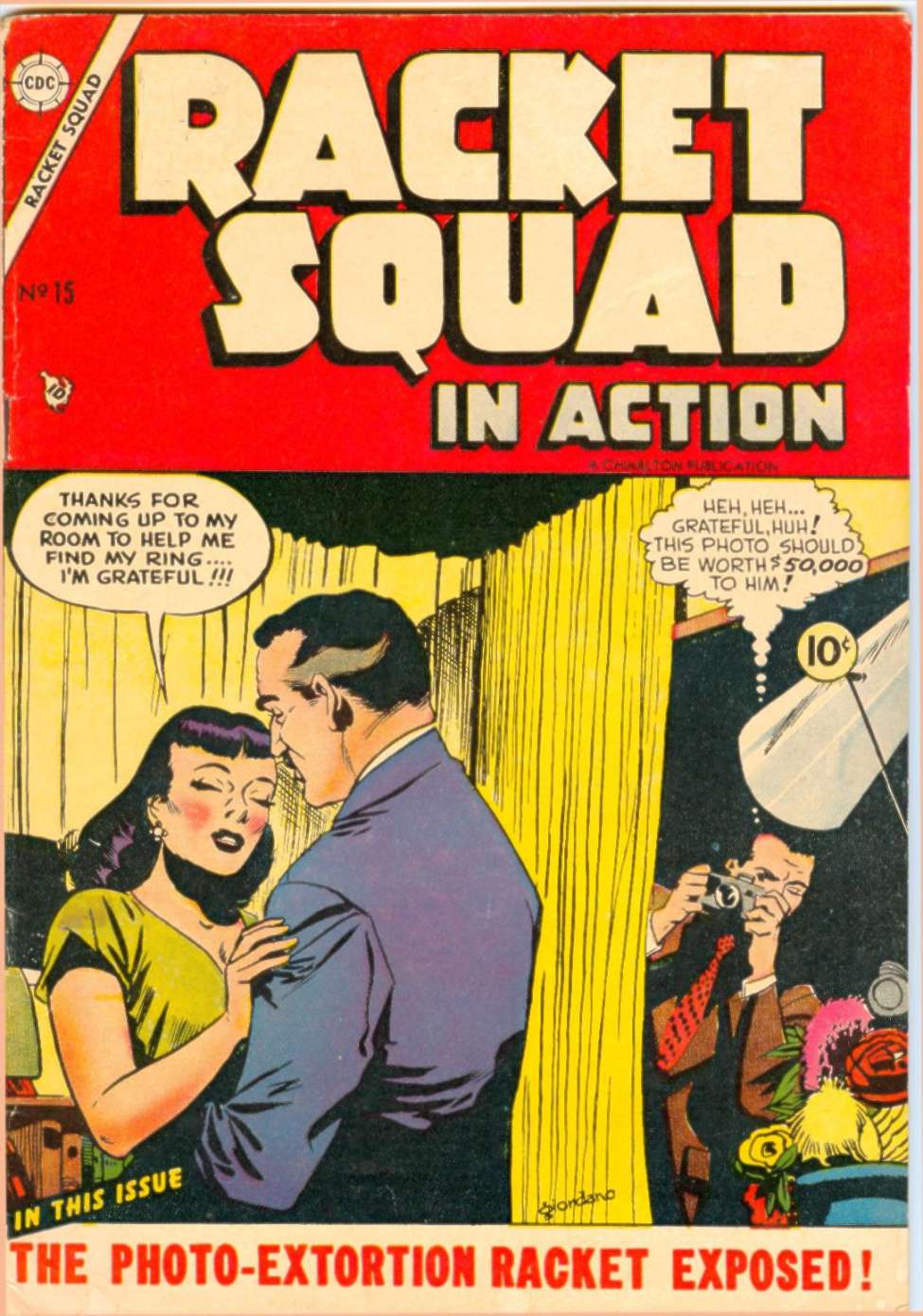 Comic Book Cover For Racket Squad in Action 15