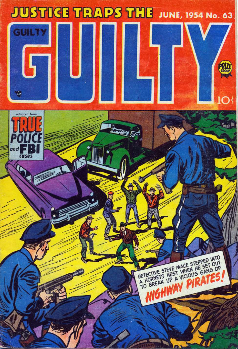 Comic Book Cover For Justice Traps the Guilty 63