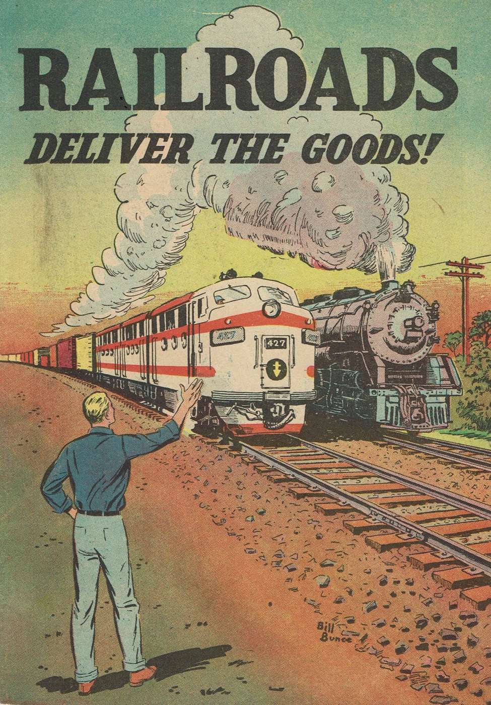 Book Cover For Railroads Deliver The Goods - Version 1