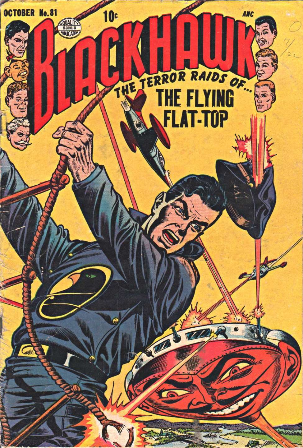 Comic Book Cover For Blackhawk 81