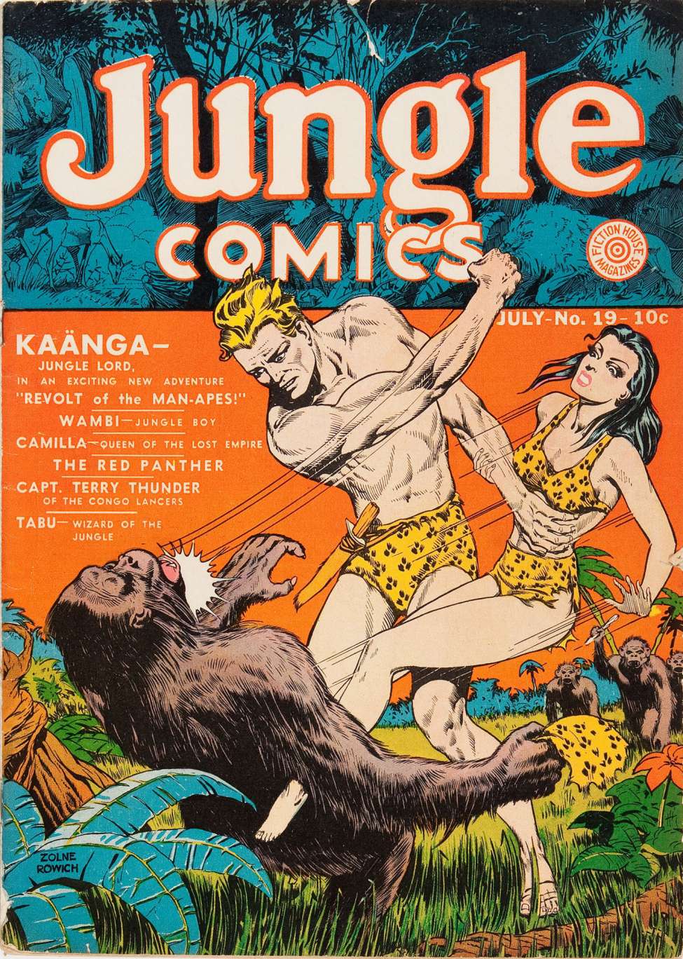 Book Cover For Jungle Comics 19 - Version 2