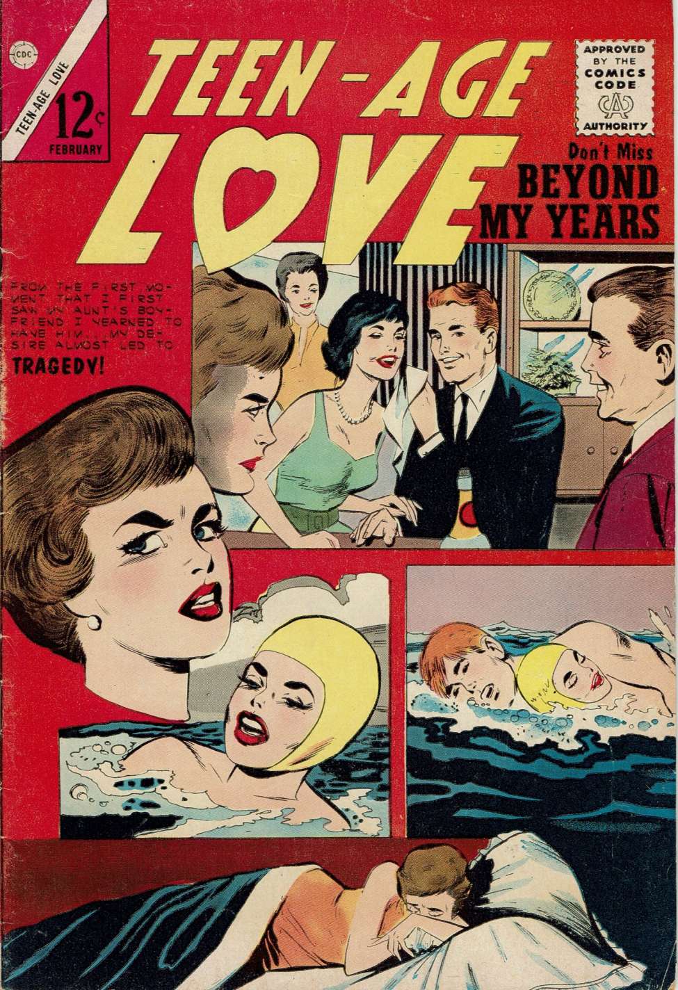 Comic Book Cover For Teen-Age Love 30