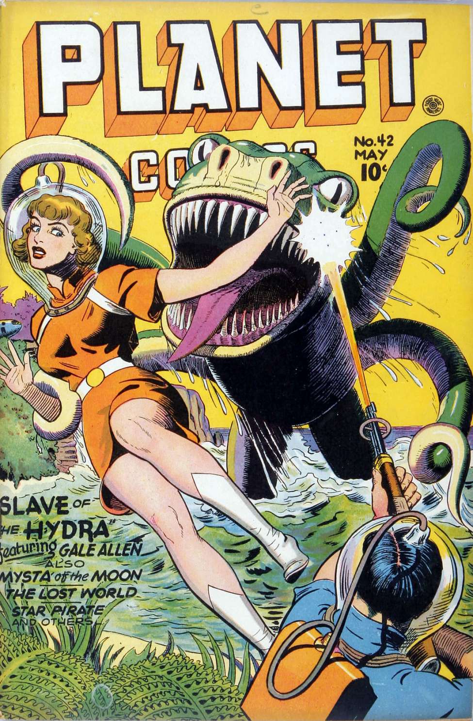 Comic Book Cover For Planet Comics 42