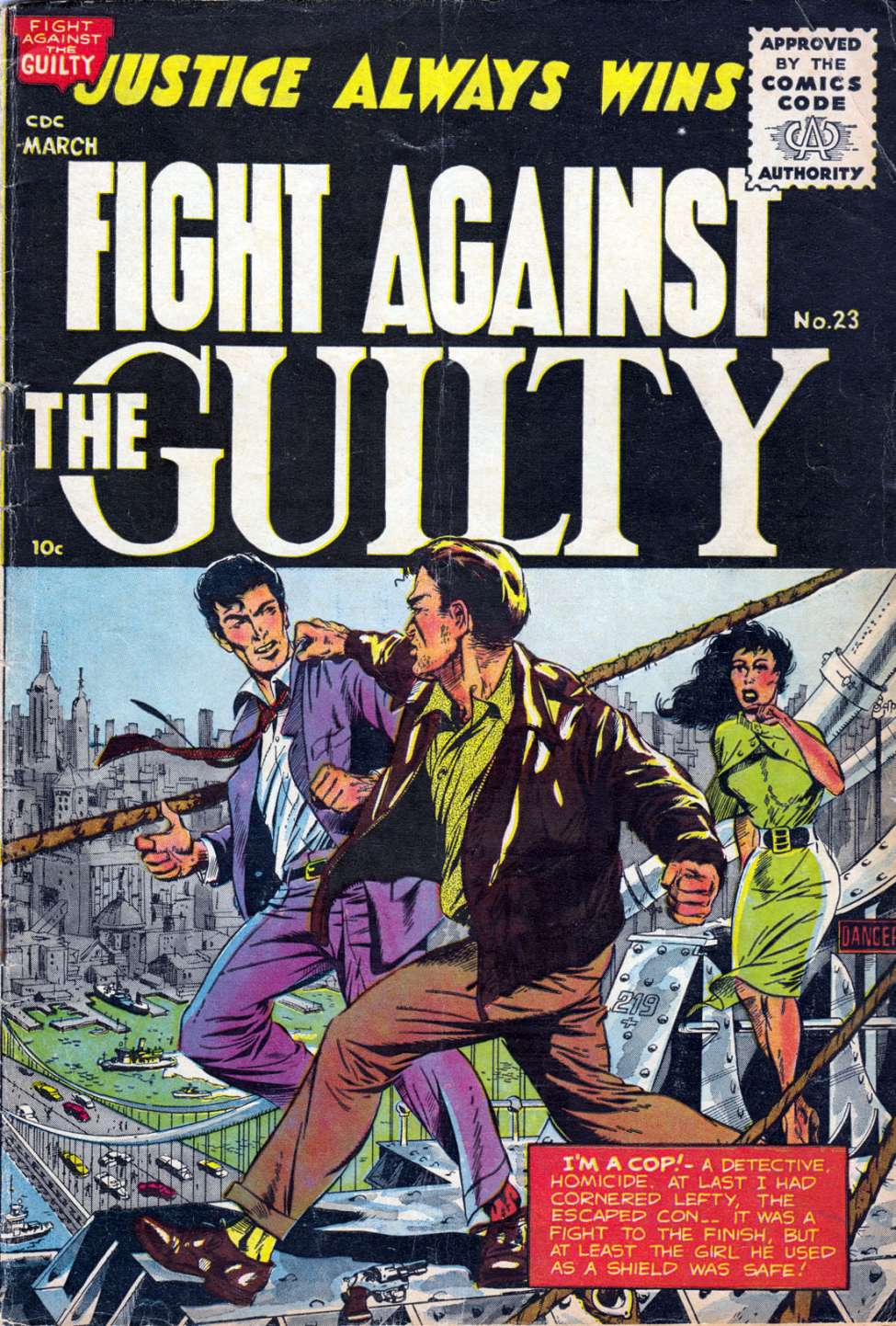 Comic Book Cover For Fight Against the Guilty 23