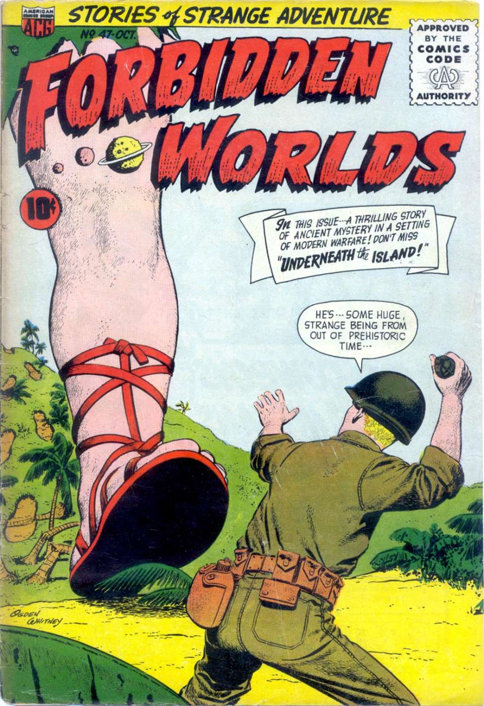 Comic Book Cover For Forbidden Worlds 47