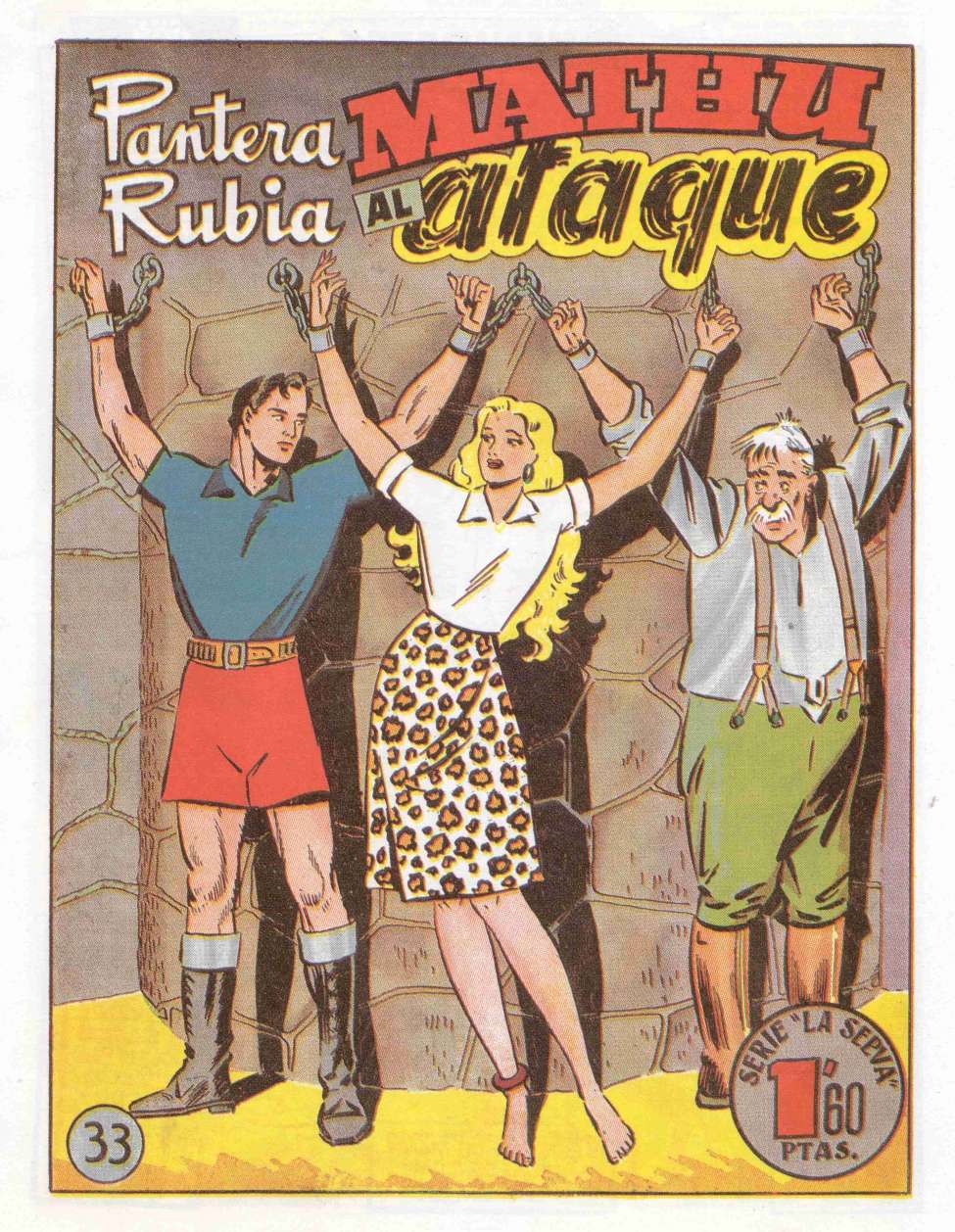 Comic Book Cover For Pantera Rubia 24 - Mathu Al Ataque