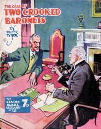 Large Thumbnail For Sexton Blake Library S3 236 - The Case of the Two Crooked Baronets