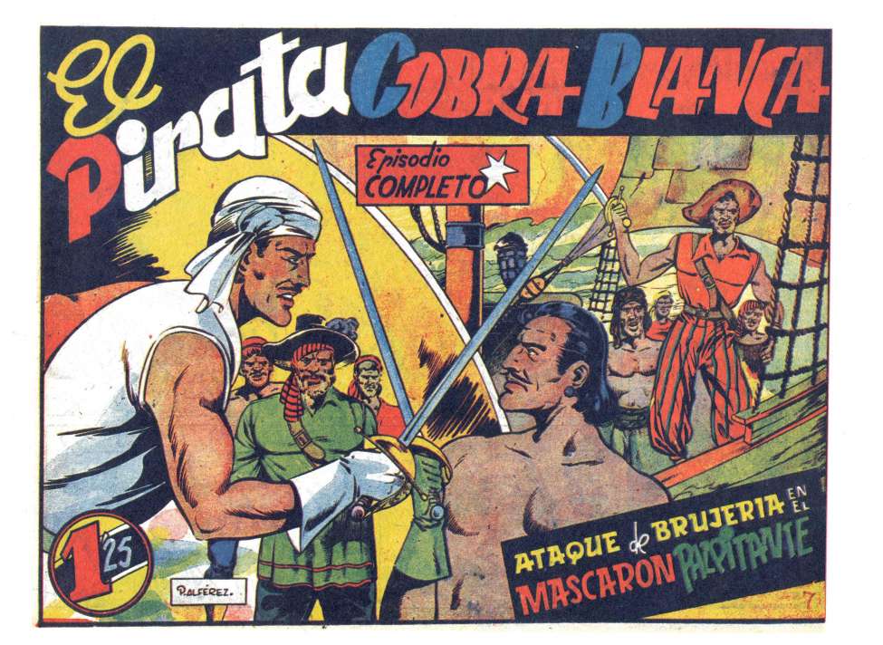 Comic Book Cover For Pirata Cobra Blanca 8 - Ataque de Brujeria en el Mascaron Palpitante