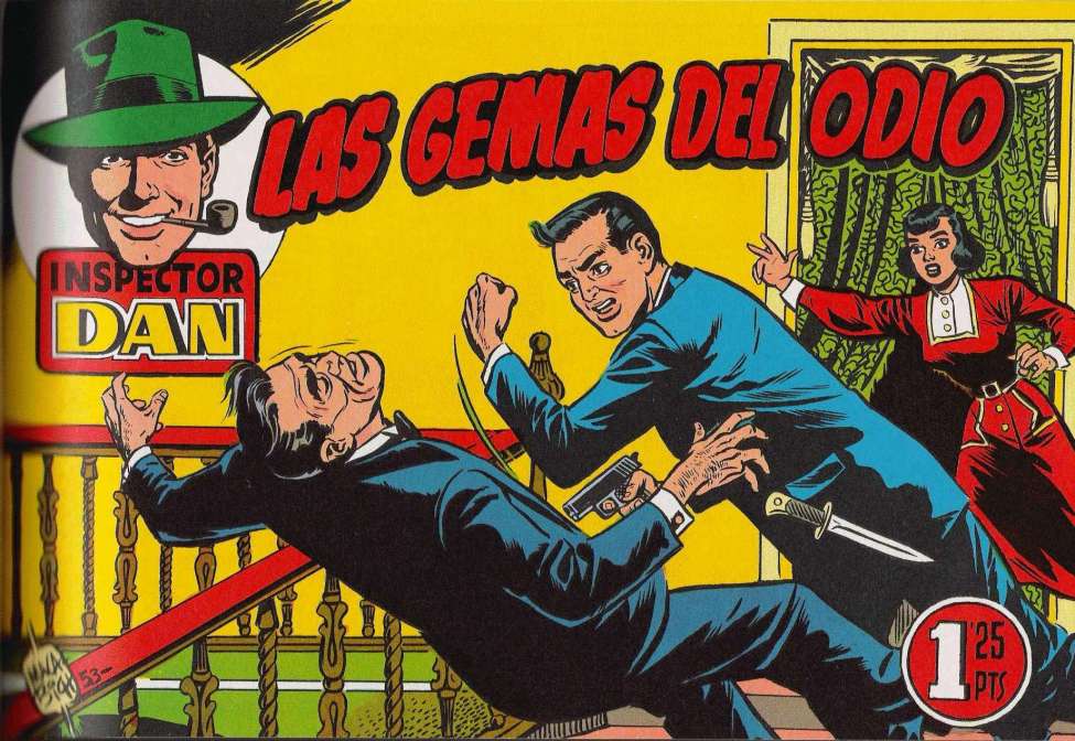 Comic Book Cover For Inspector Dan 39 - Las Gemas Del Odio