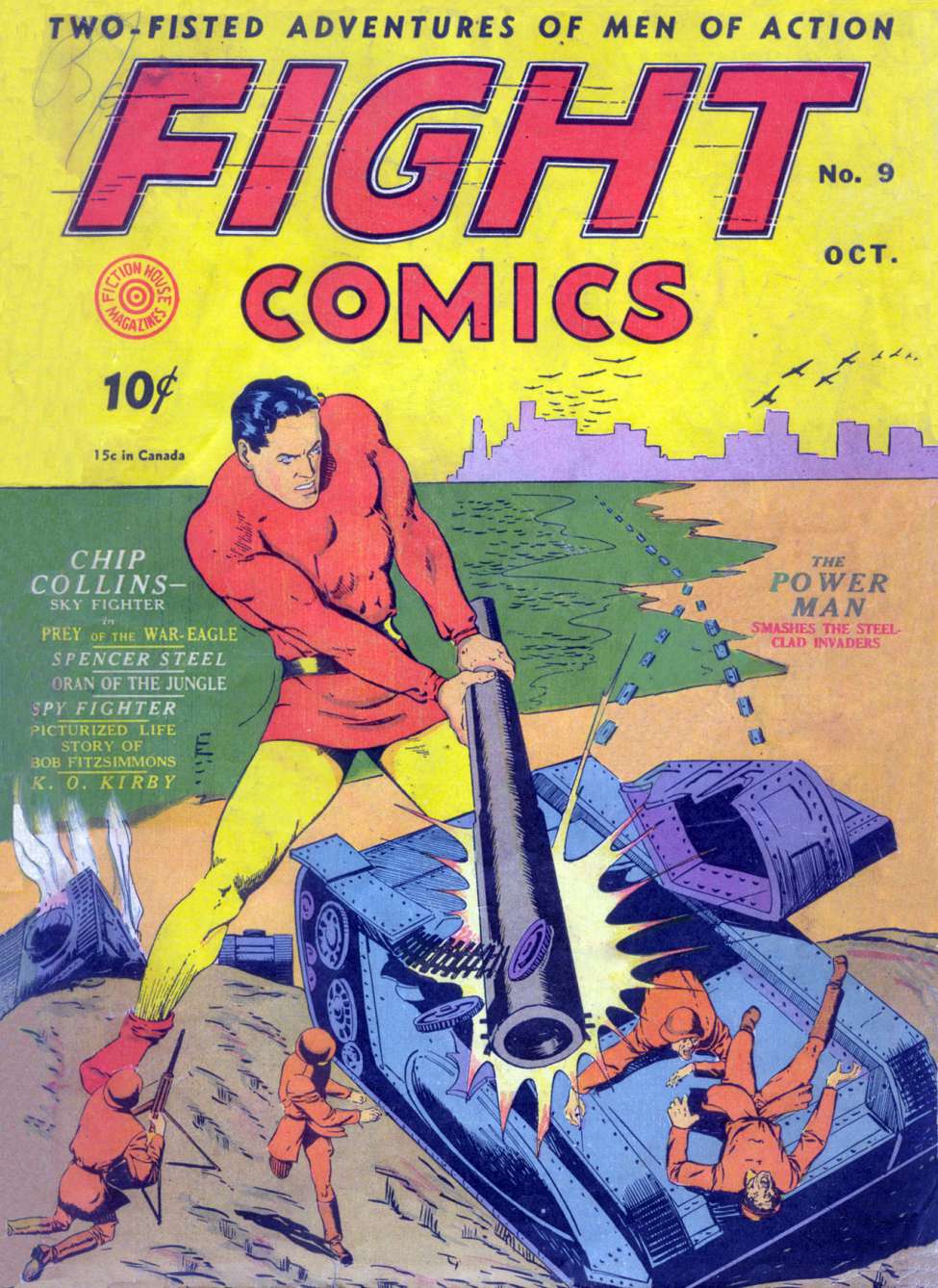 Comic Book Cover For Fight Comics 9