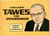 Cover For J. Millard Tawes For Governor