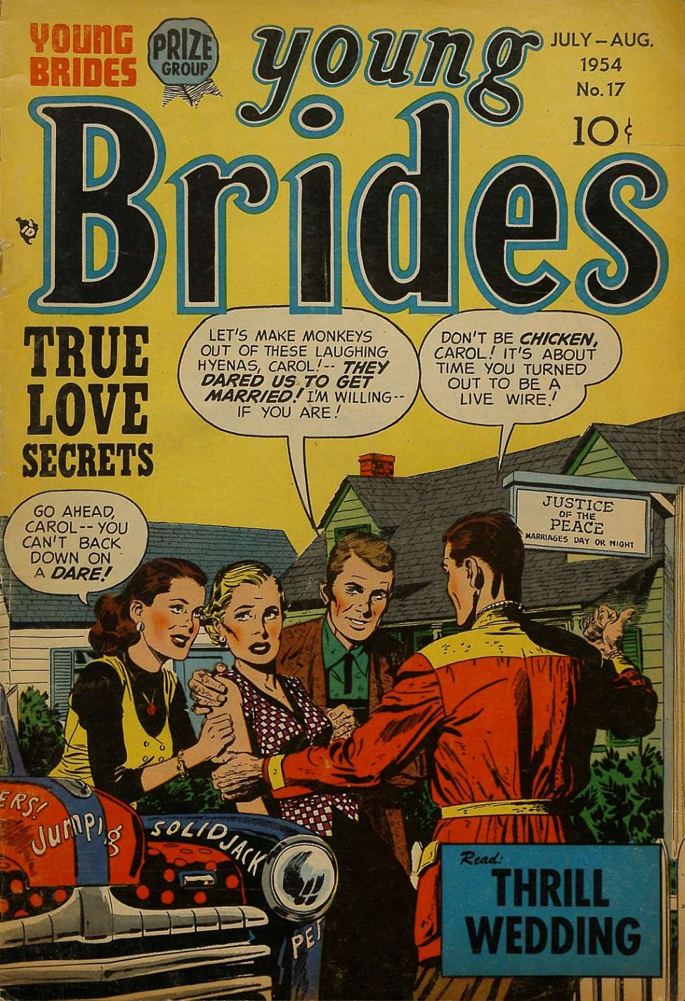 Comic Book Cover For Young Brides 17