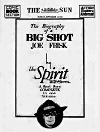Large Thumbnail For The Spirit (1941-09-14) - Baltimore Sun (b/w)