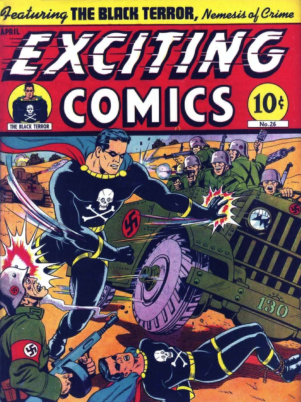 Comic Book Cover For Exciting Comics 26