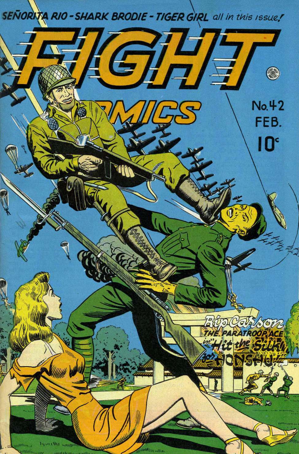 Comic Book Cover For Fight Comics 42