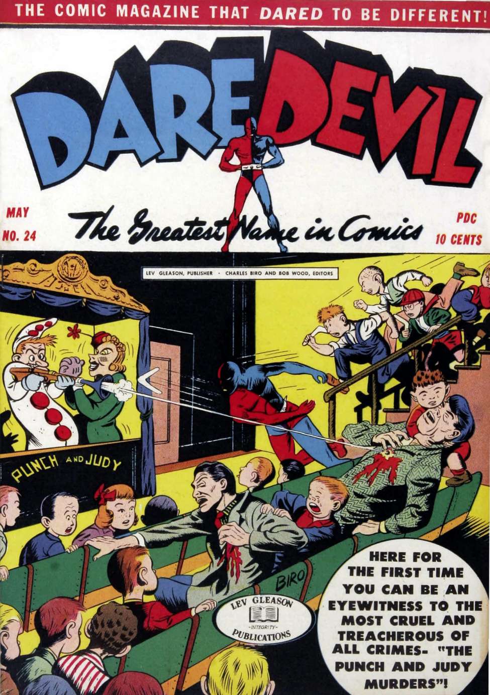 Comic Book Cover For Daredevil Comics 24