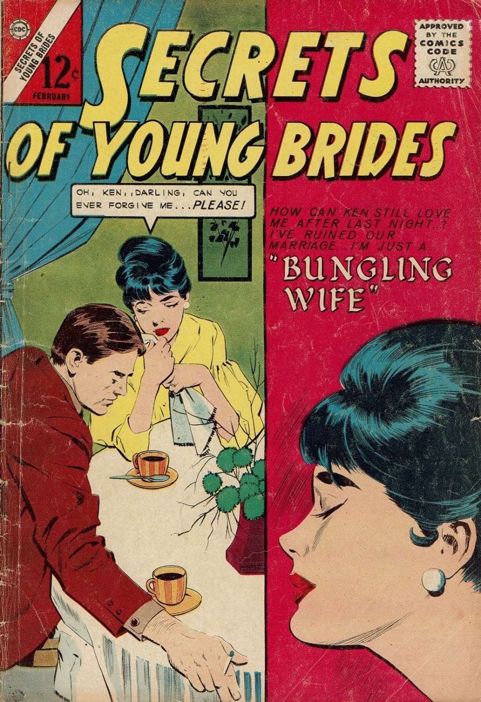 Comic Book Cover For Secrets of Young Brides 41