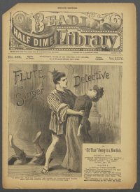 Large Thumbnail For Beadle's Half Dime Library 598 - Flute, the Singer Detective