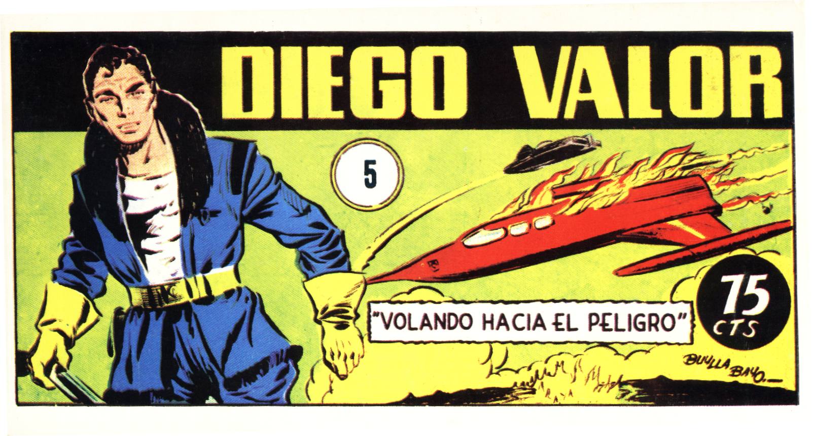 Comic Book Cover For Diego Valor vol1 5 (025-030)