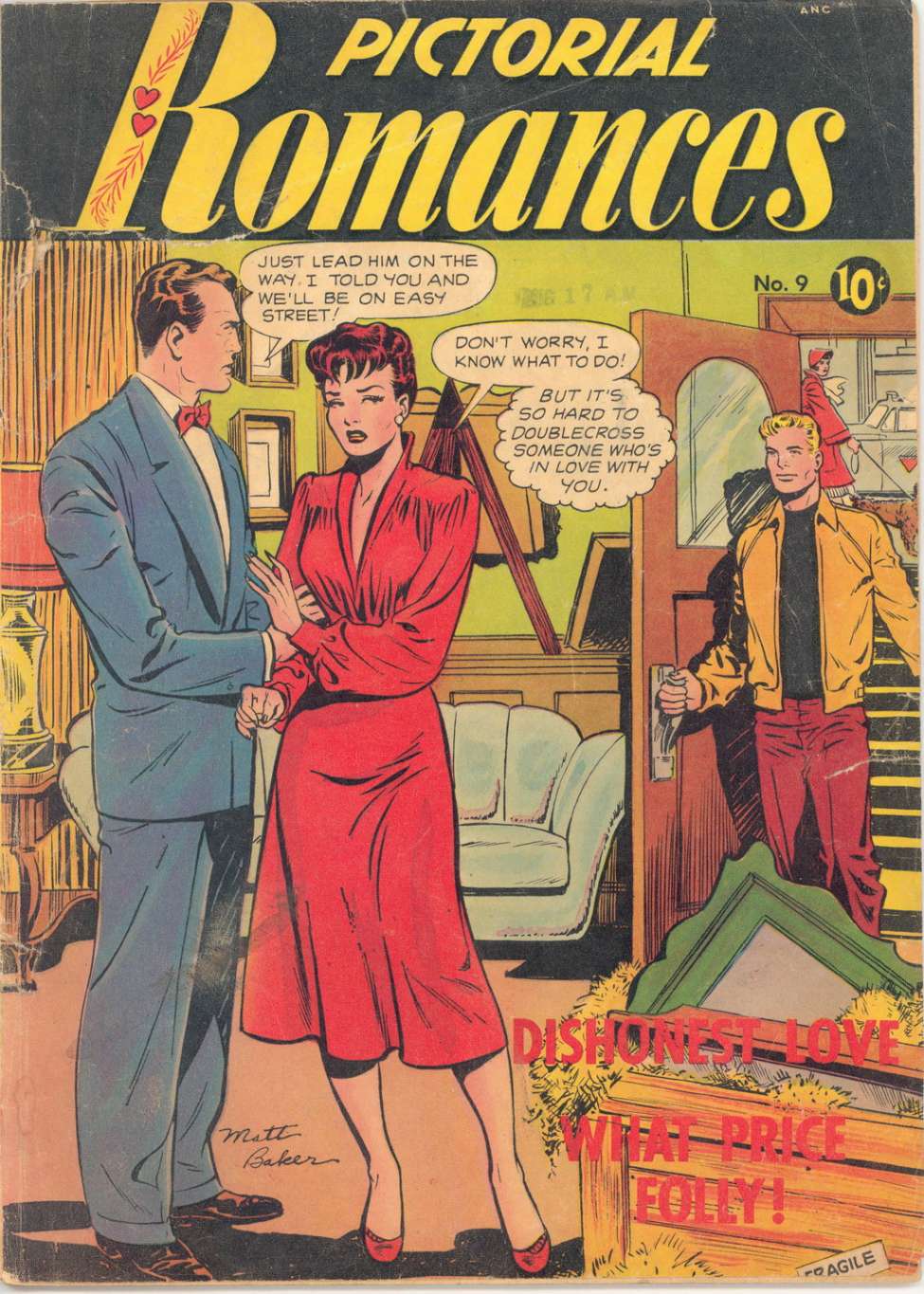 Comic Book Cover For Pictorial Romances 9