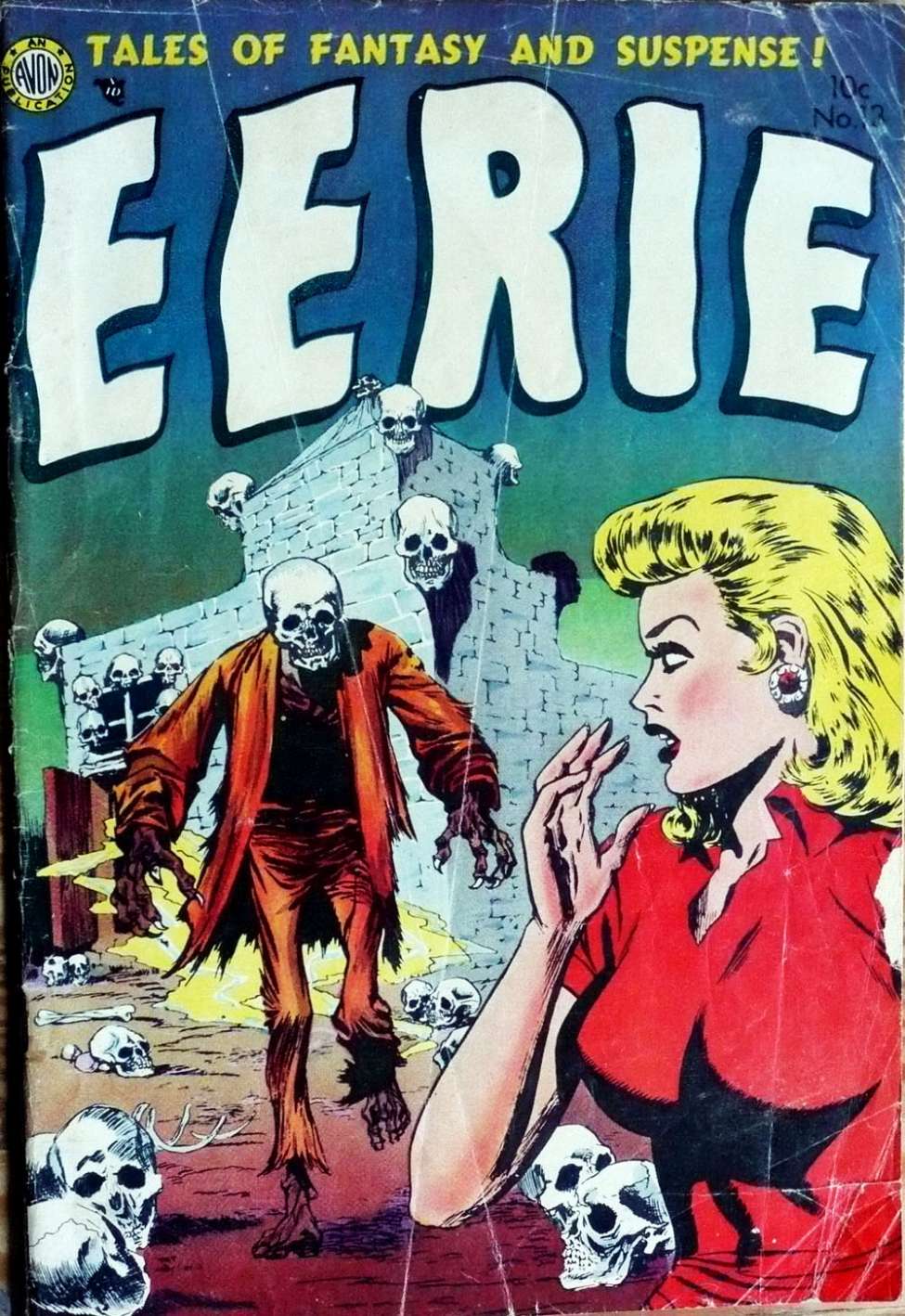 Comic Book Cover For Eerie 13 (digcam)