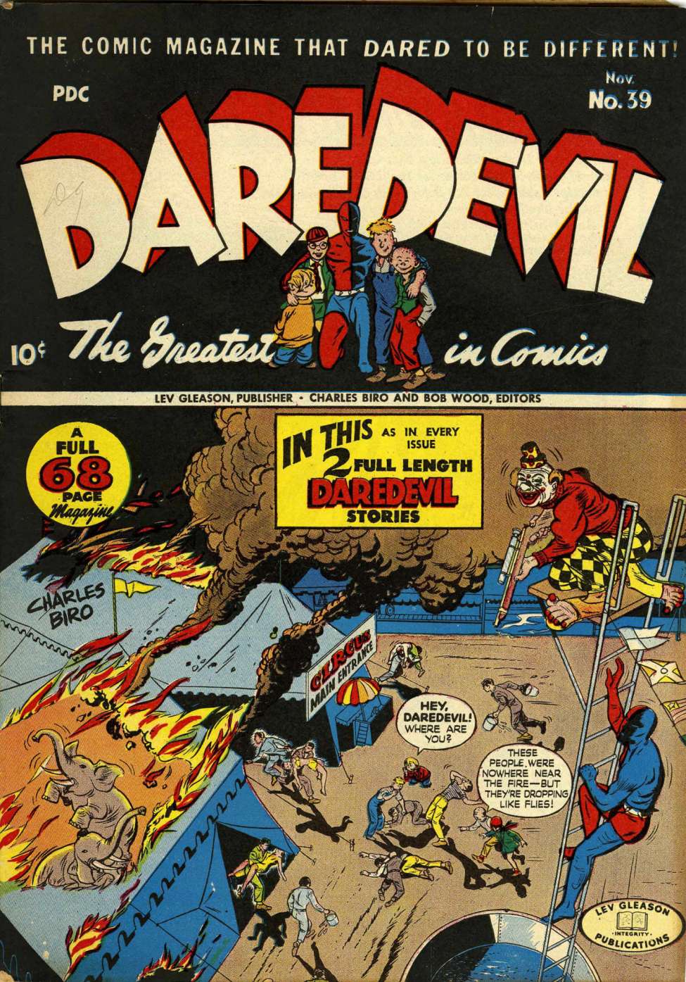 Book Cover For Daredevil Comics 39 - Version 2