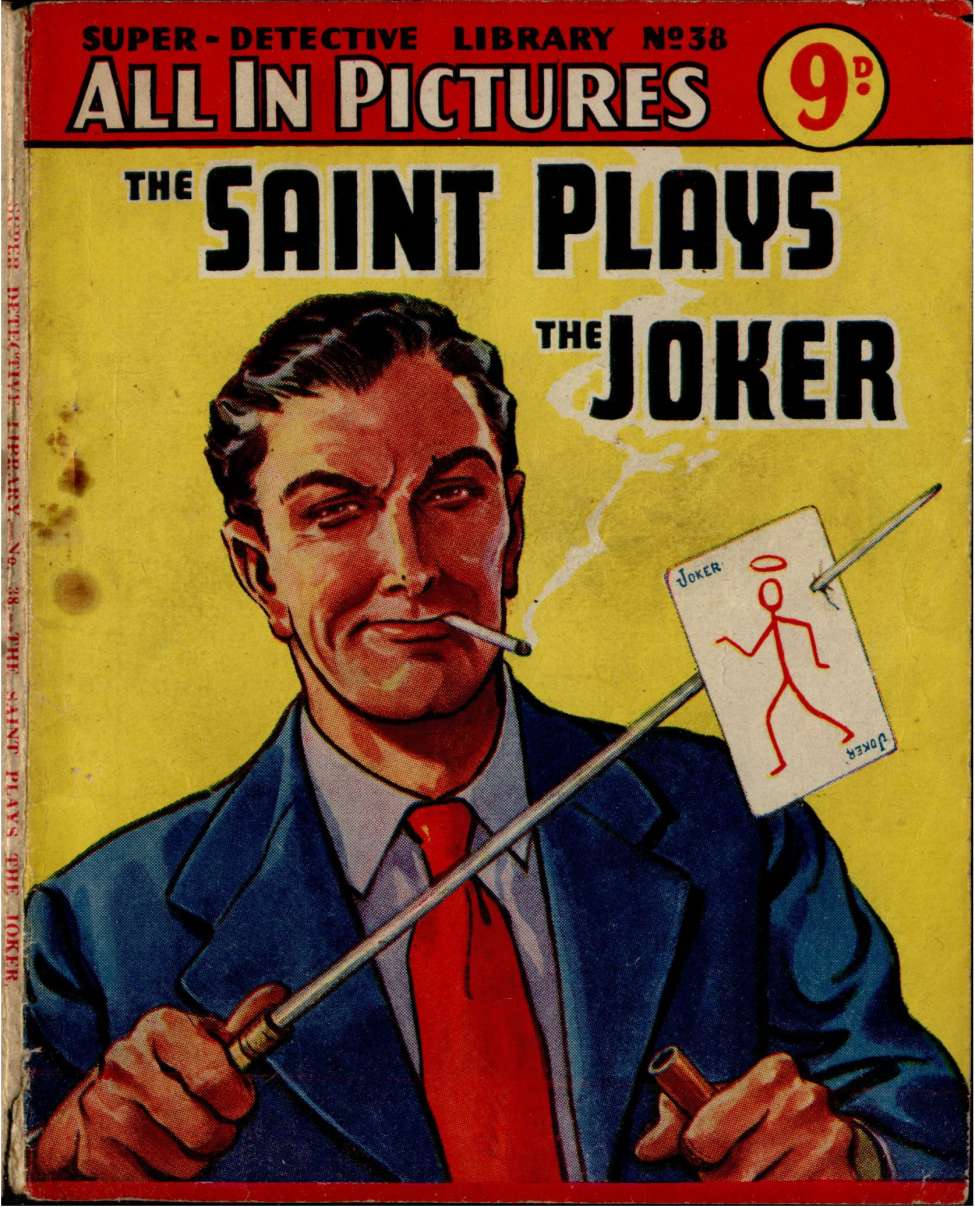 Book Cover For Super Detective Library 38 - The Saint Plays the Joker