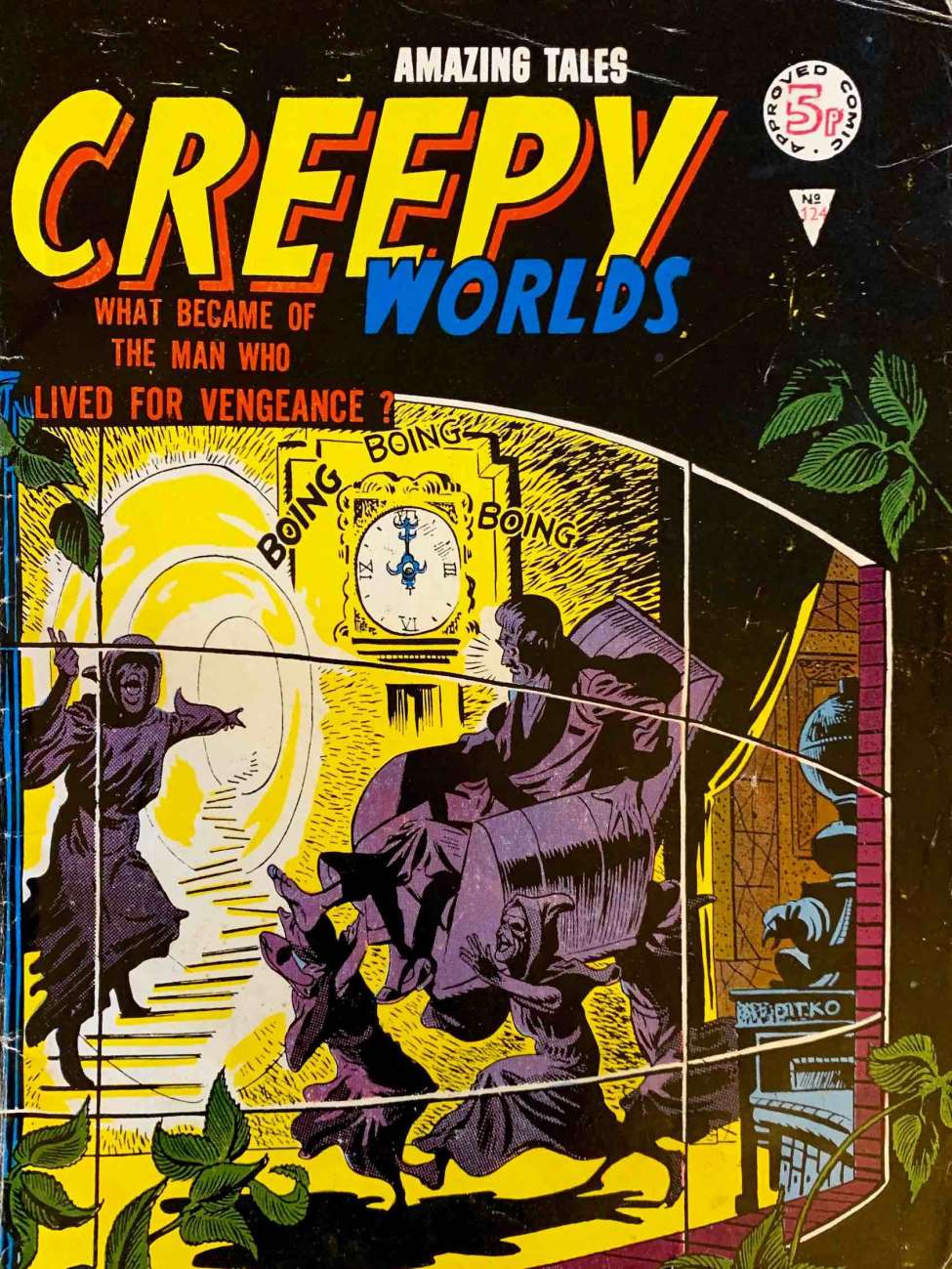 Book Cover For Creepy Worlds 124