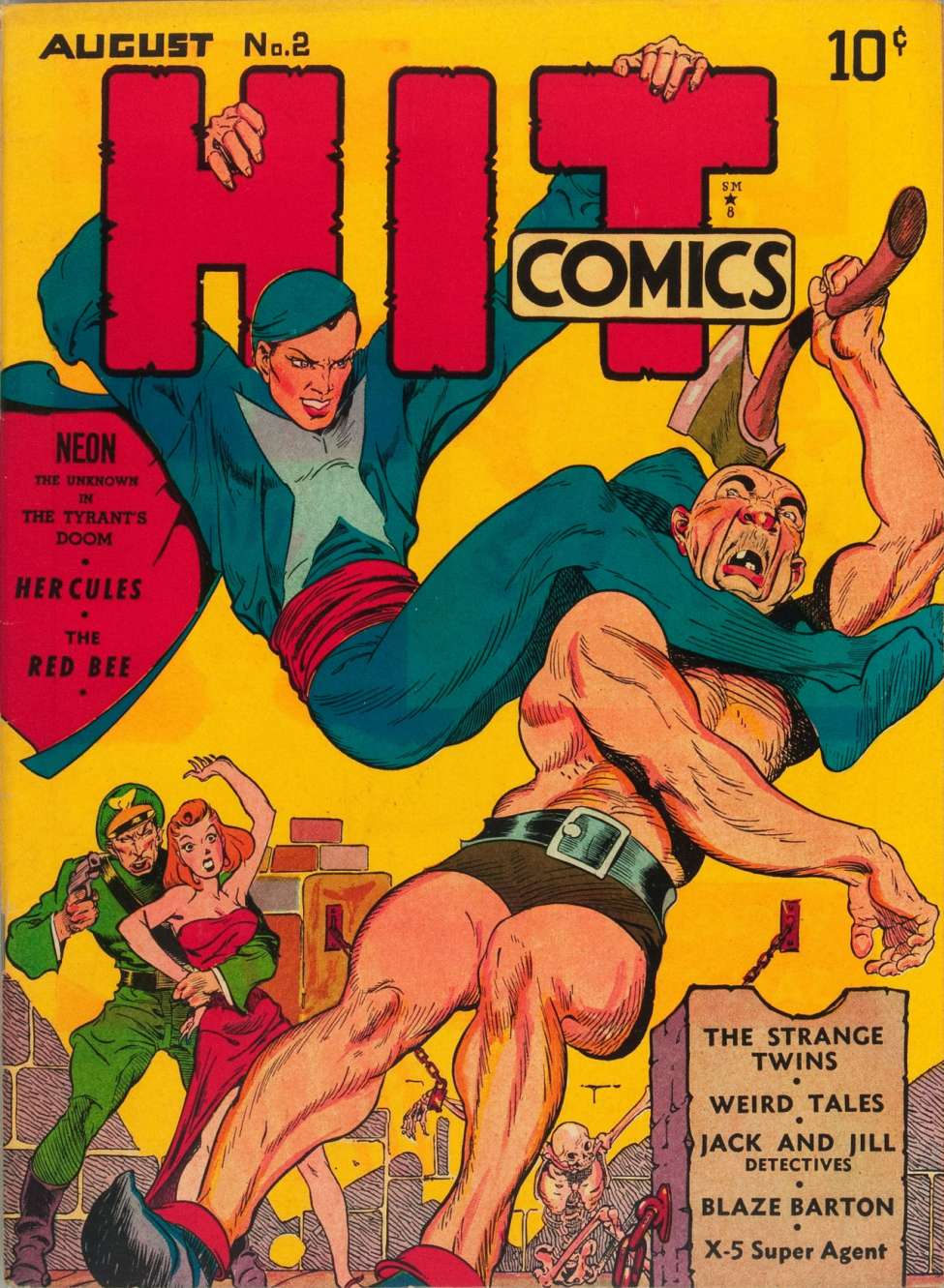 Comic Book Cover For Hit Comics 2 (paper/2fiche)