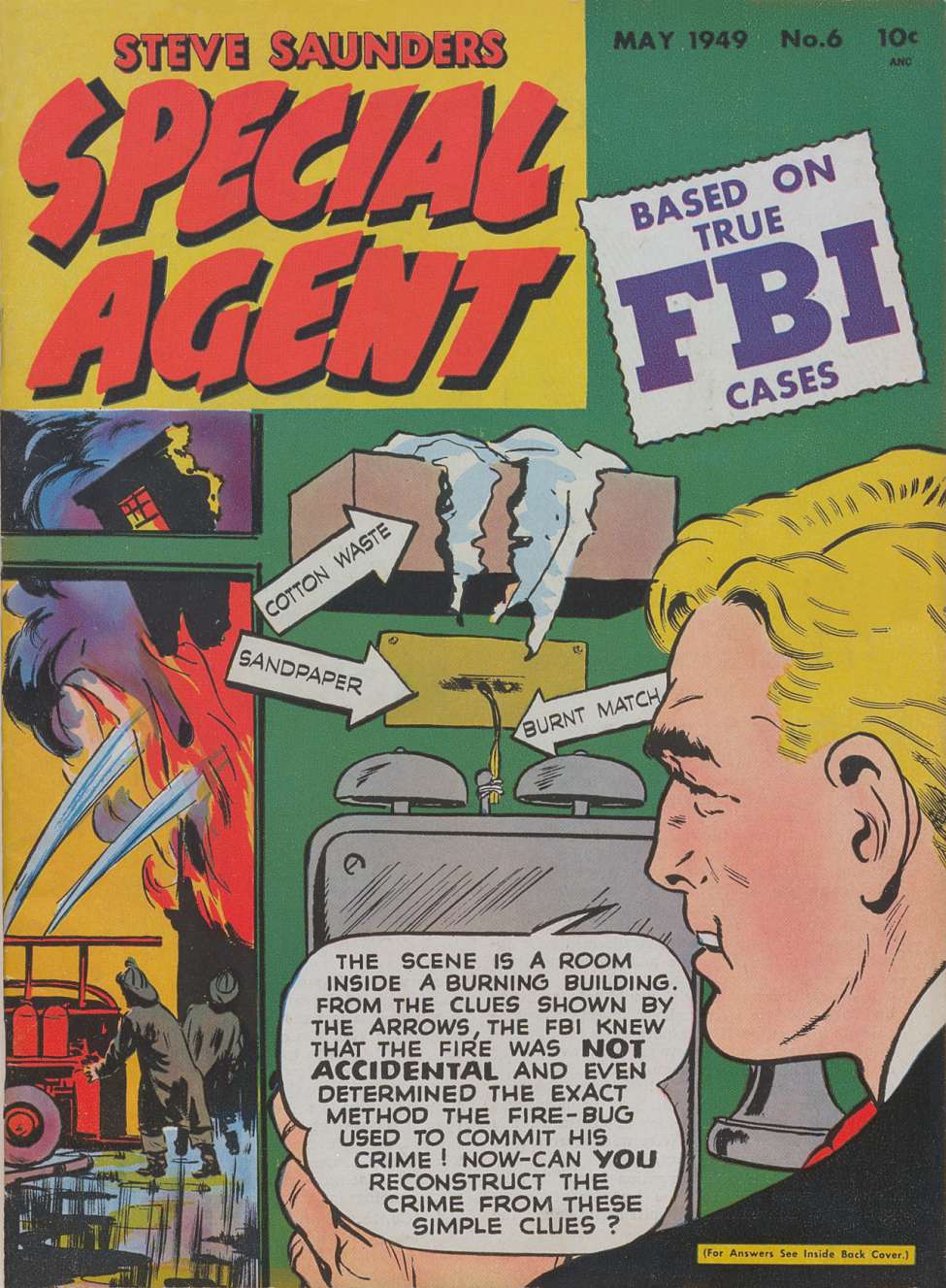 Comic Book Cover For Special Agent 6 (alt) - Version 2