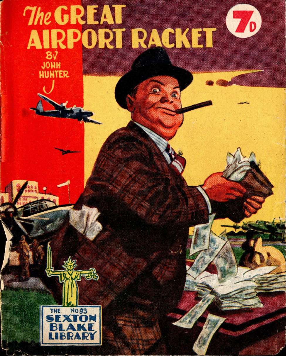 Comic Book Cover For Sexton Blake Library S3 93 - The Great Airport Racket