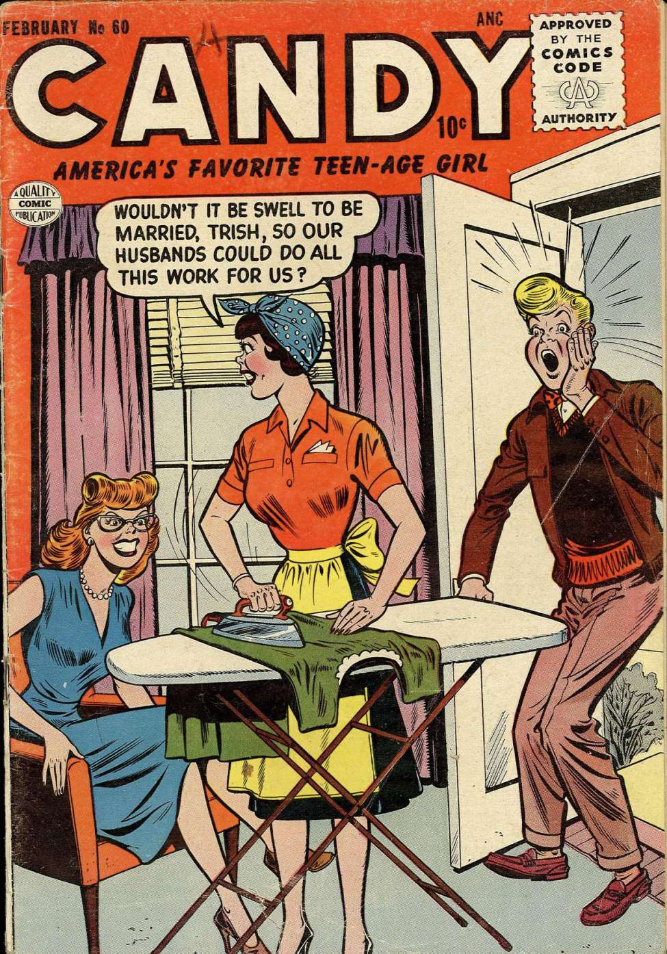 Comic Book Cover For Candy 60