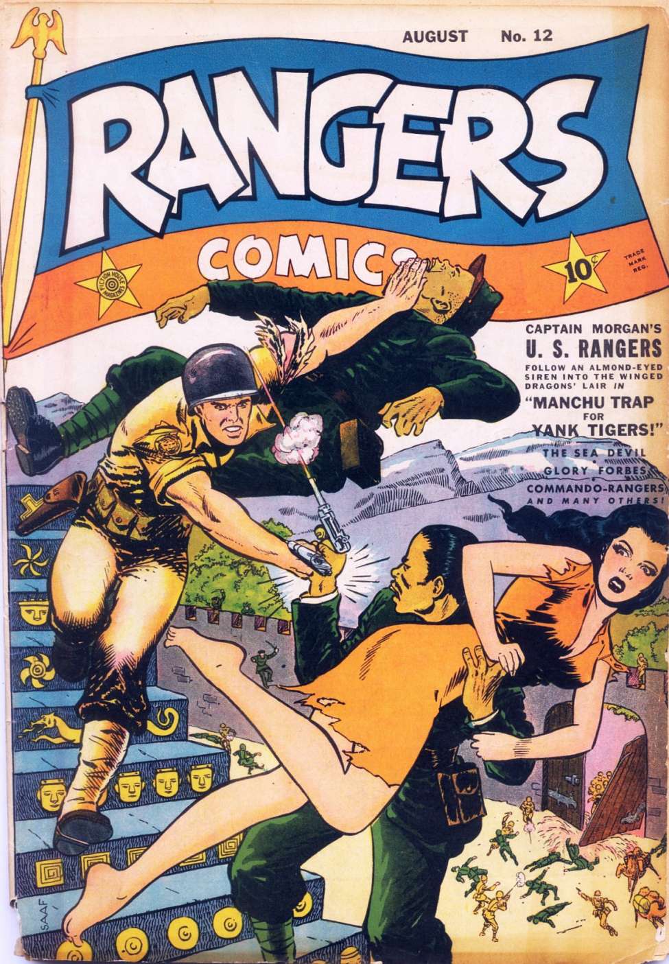 Comic Book Cover For Rangers Comics 12