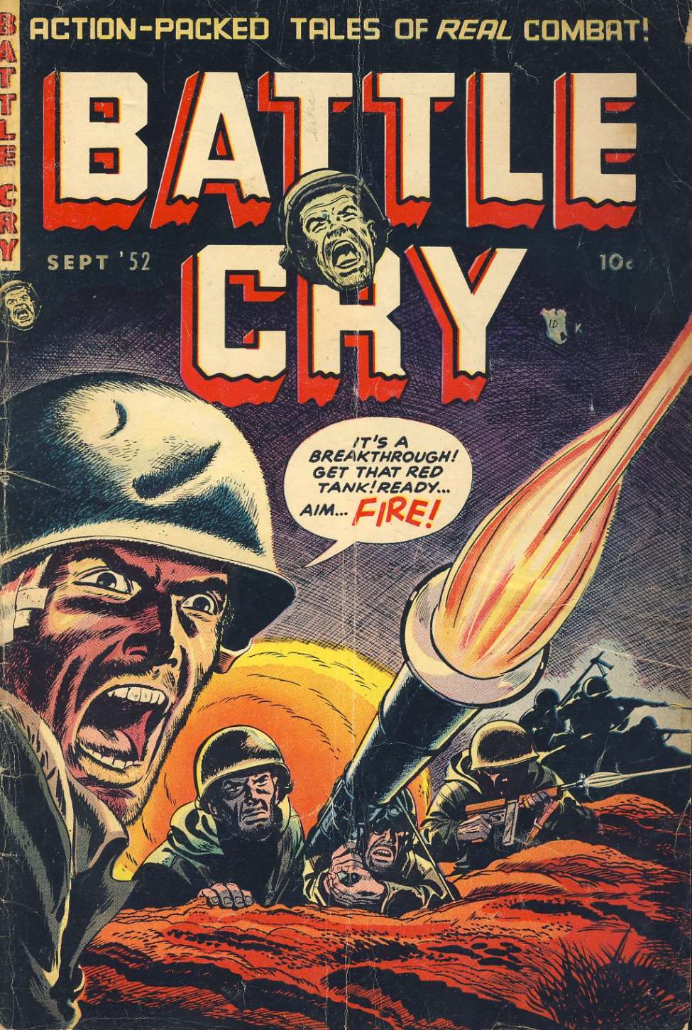 Comic Book Cover For Battle Cry 3