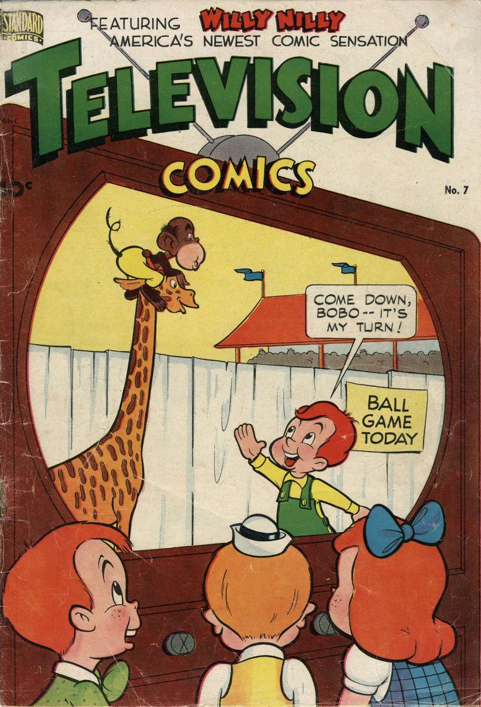Book Cover For Television Comics 7
