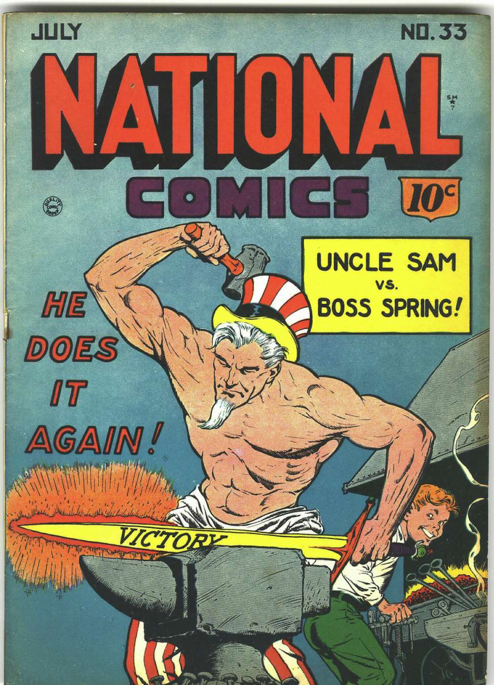 Book Cover For National Comics 33