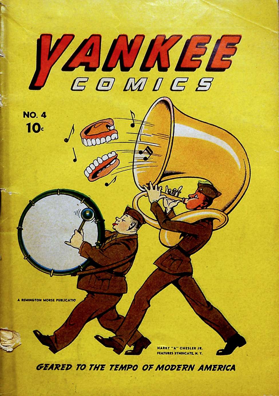 Comic Book Cover For Yankee Comics 4