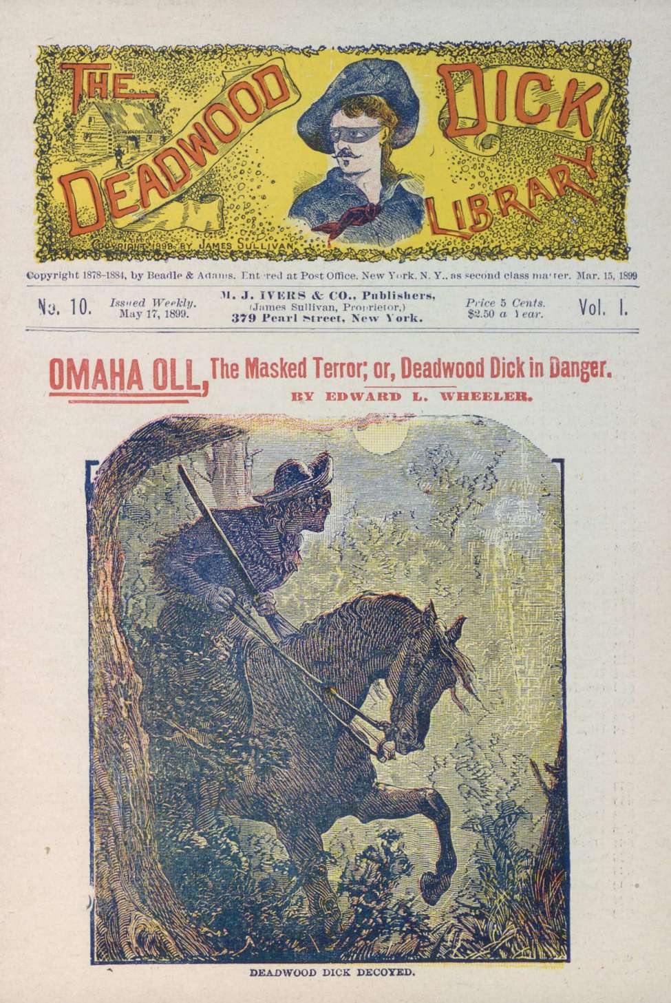 Book Cover For Deadwood Dick Library v1 10 - Omaha Oll, the Masked Terror