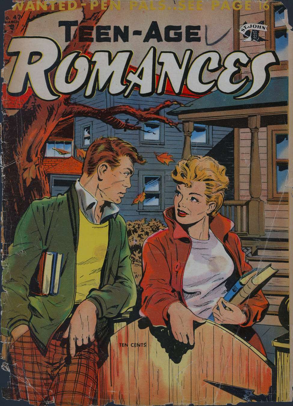 Book Cover For Teen-Age Romances 42