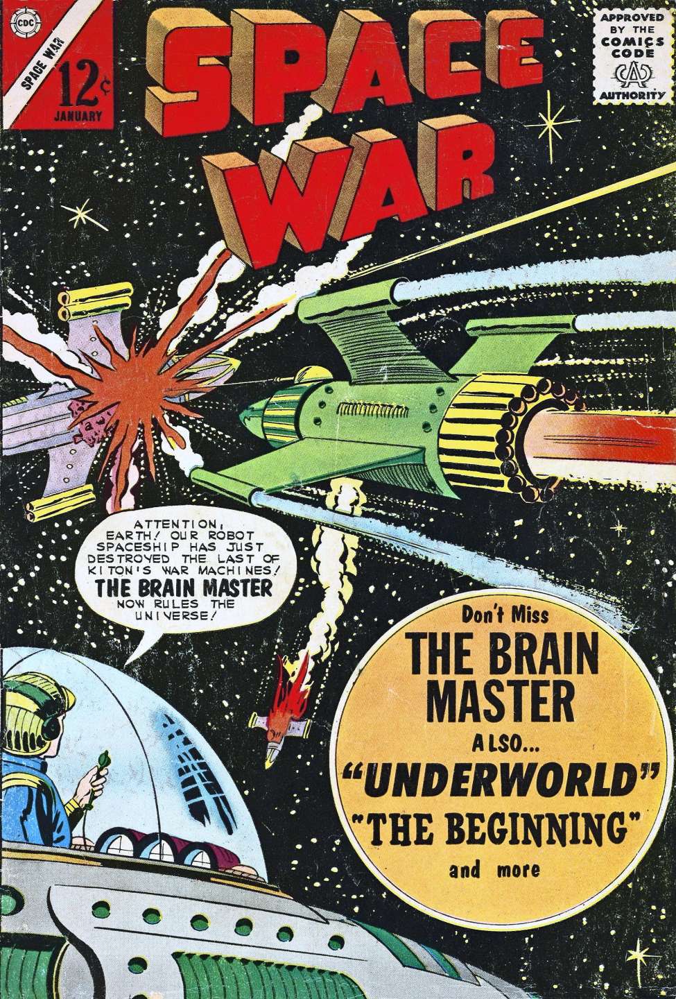 Comic Book Cover For Space War 20 - Version 2