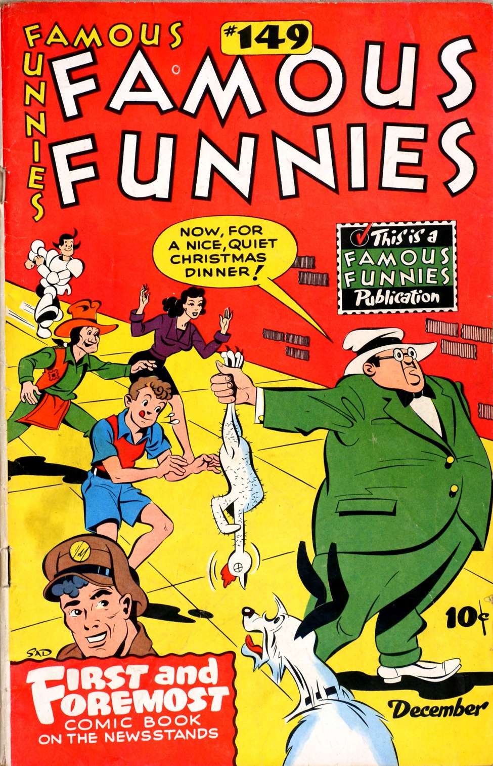 Comic Book Cover For Famous Funnies 149