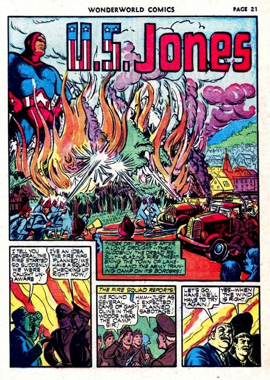 Comic Book Cover For U.S. Jones Compilation Part 1