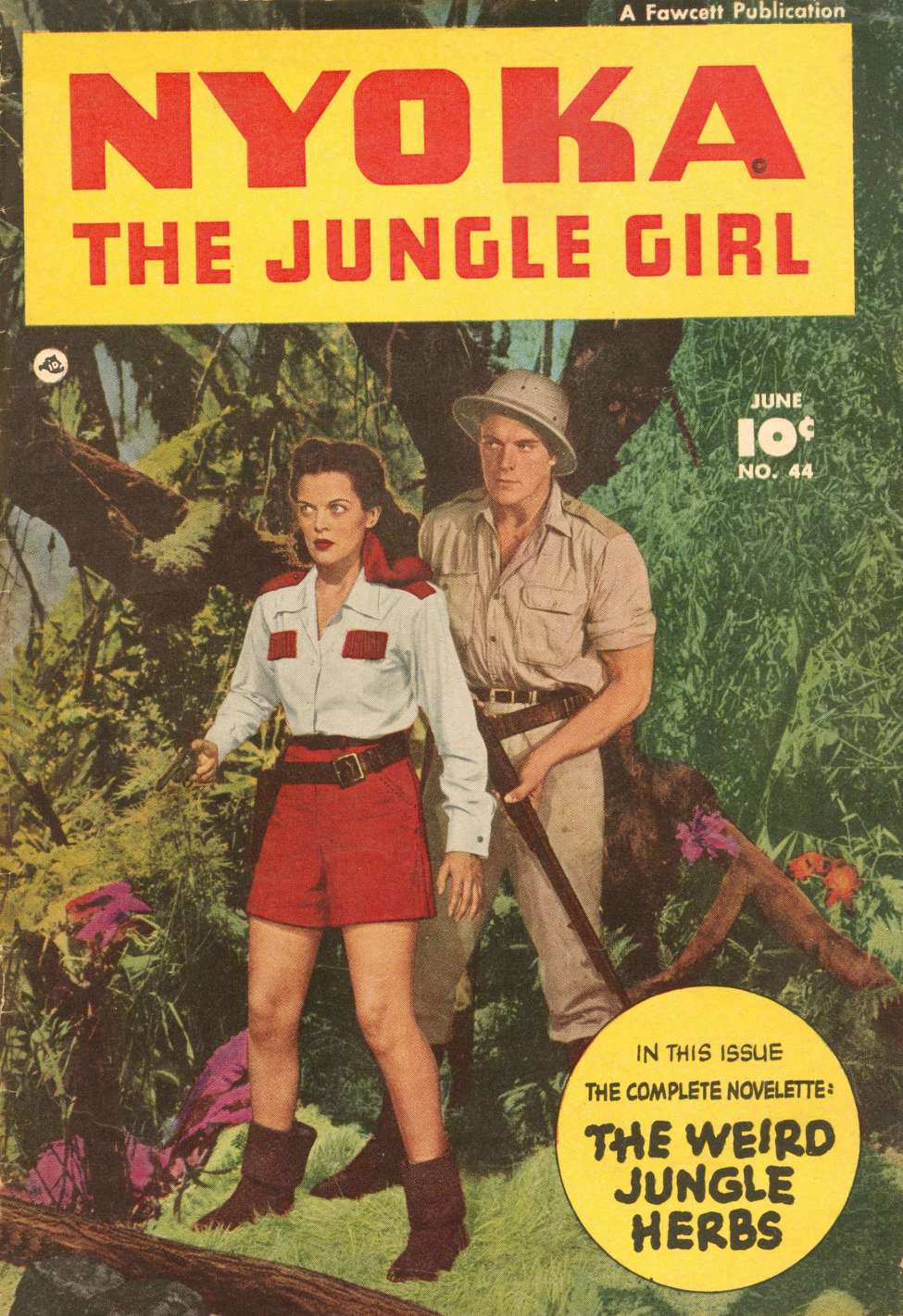 Comic Book Cover For Nyoka the Jungle Girl 44 - Version 2