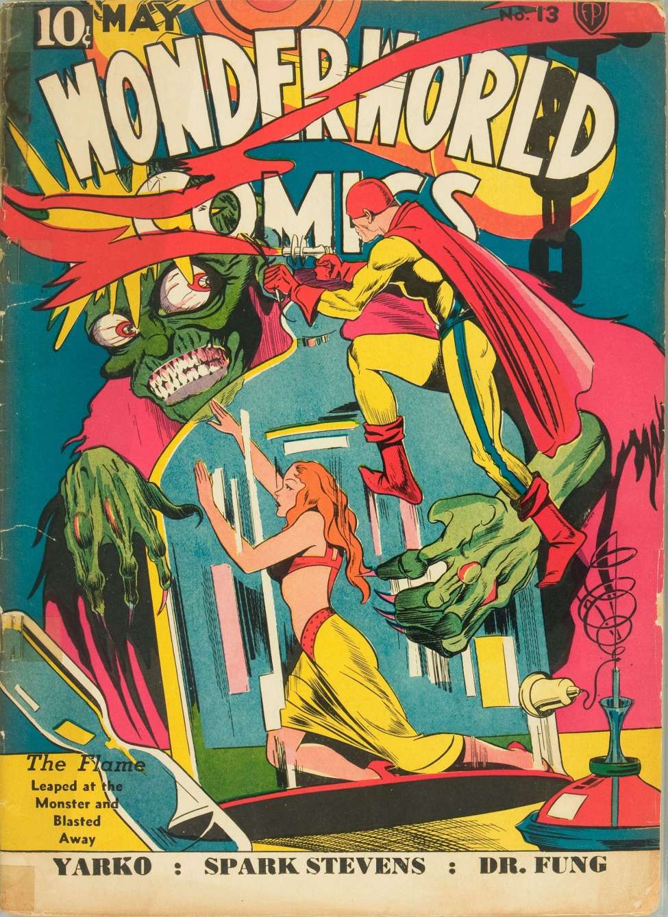 Comic Book Cover For Wonderworld Comics 13