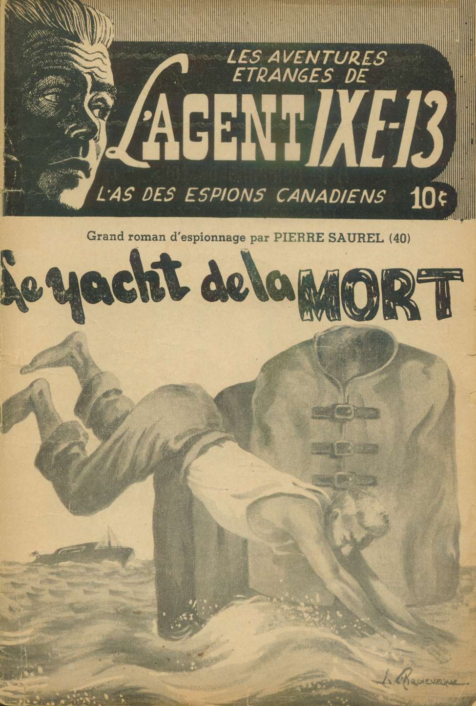 Book Cover For L'Agent IXE-13 v2 40 - Le yacht de la mort