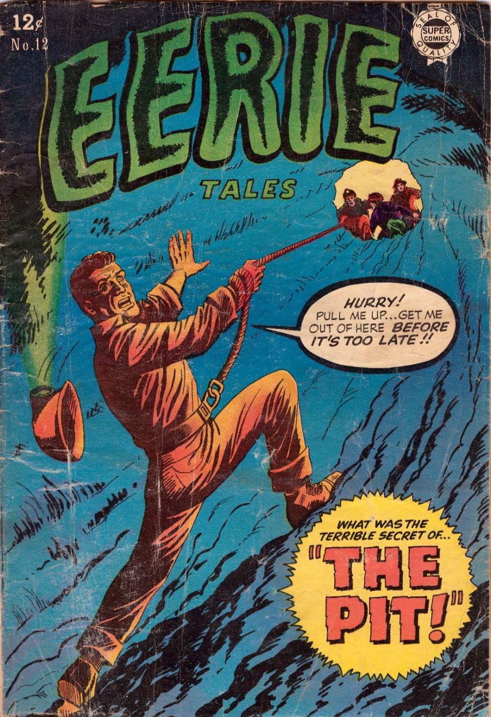 Comic Book Cover For Eerie Tales 12