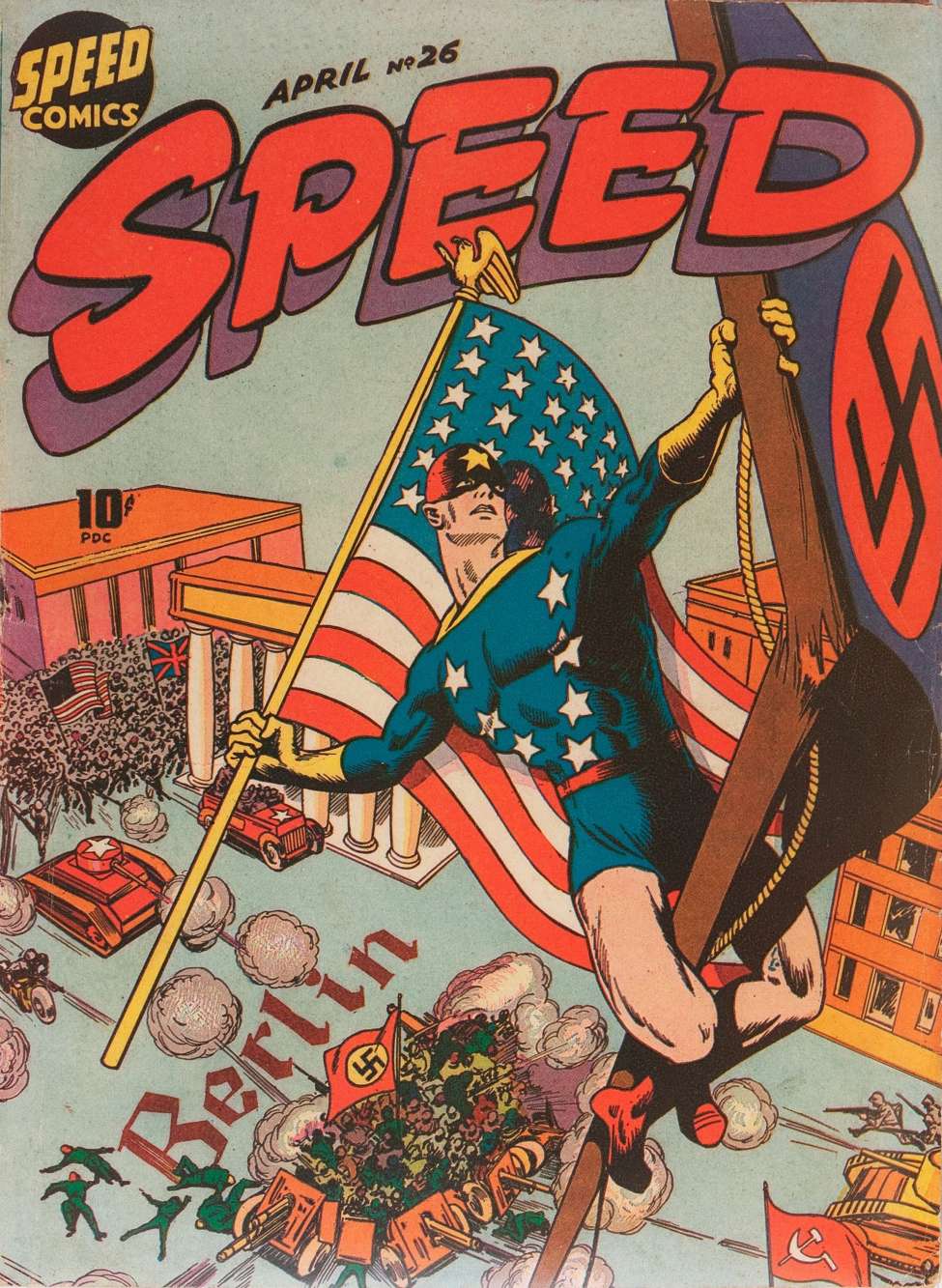 Book Cover For Speed Comics 26 - Version 2
